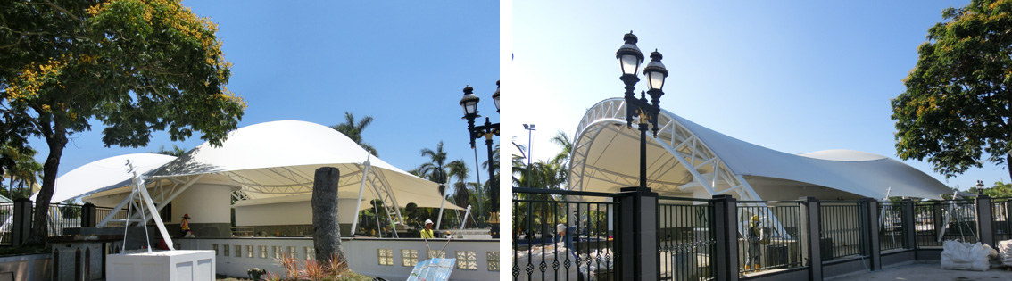 文萊皇室水晶公園景觀膜結(jié)構(gòu)工程 文萊皇室水晶公園景觀膜結(jié)構(gòu)工程